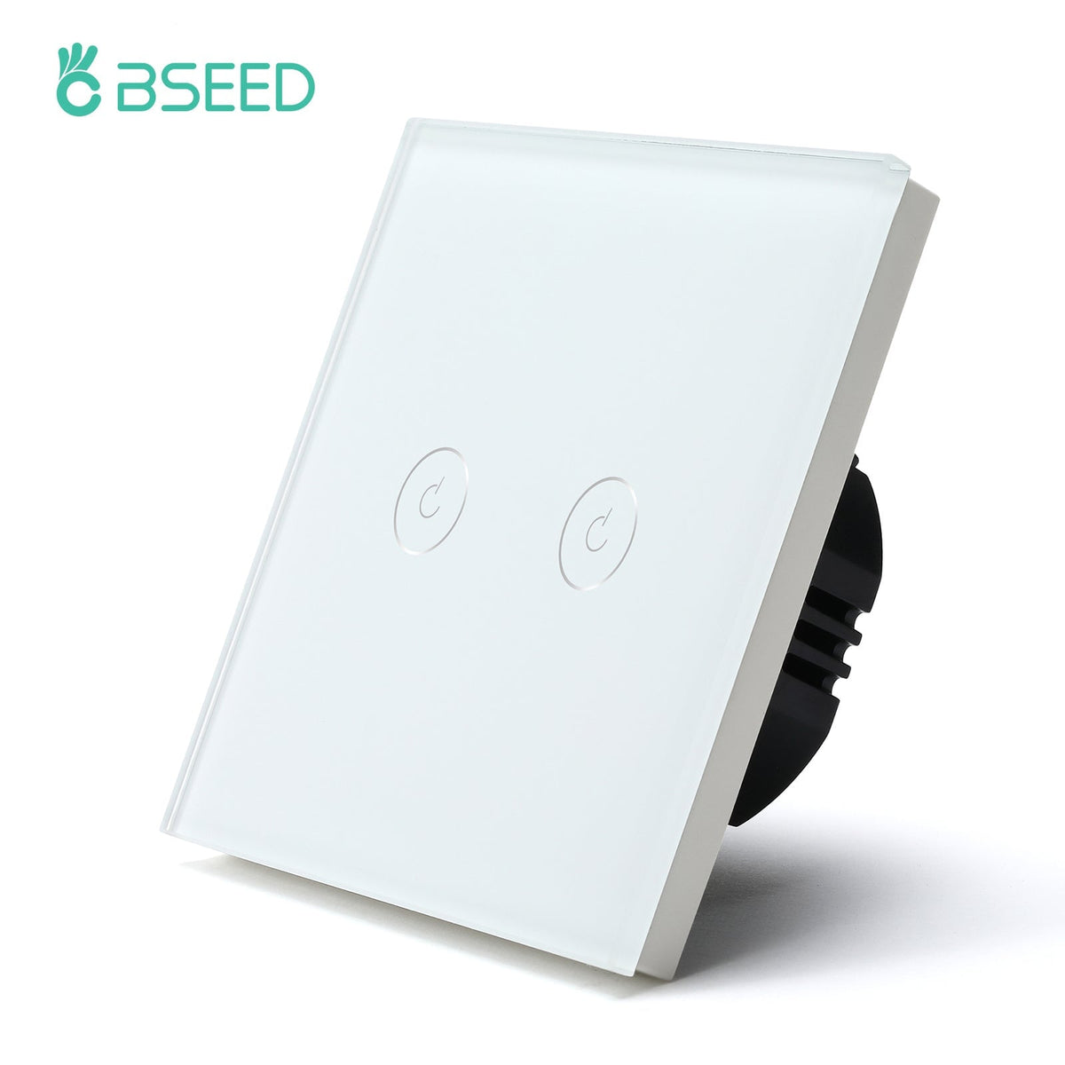 Bseed Smart Wifi Touch Switch 2 Gang 1/2/3 Way 1/2/3 Pcs/Pack Wall Plates & Covers Bseedswitch White 1Pcs/Pack 