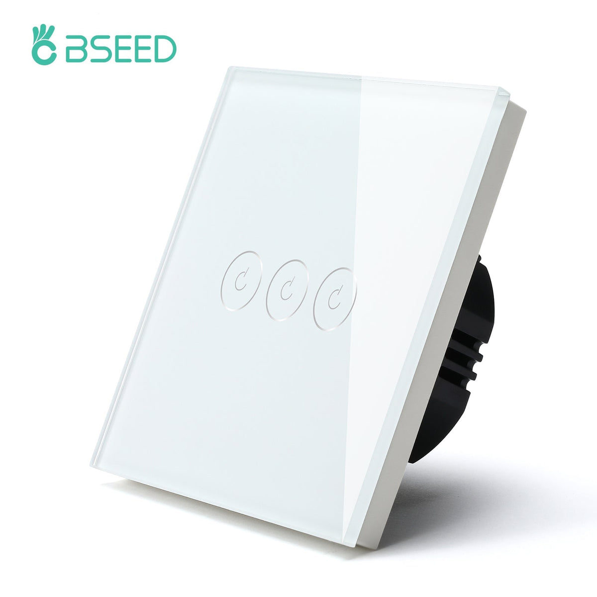 Bseed Smart Wifi Touch Switch 3 Gang 1/2/3 Way 1/2/3Pcs/Pack Wall Plates & Covers Bseedswitch White 1Pcs/Pack 