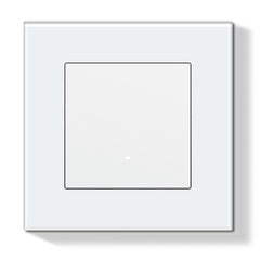 EC WiFi Click Light Switch Can Multi-control Glass Panel Light Switches Bseedswitch White 1 Gang 