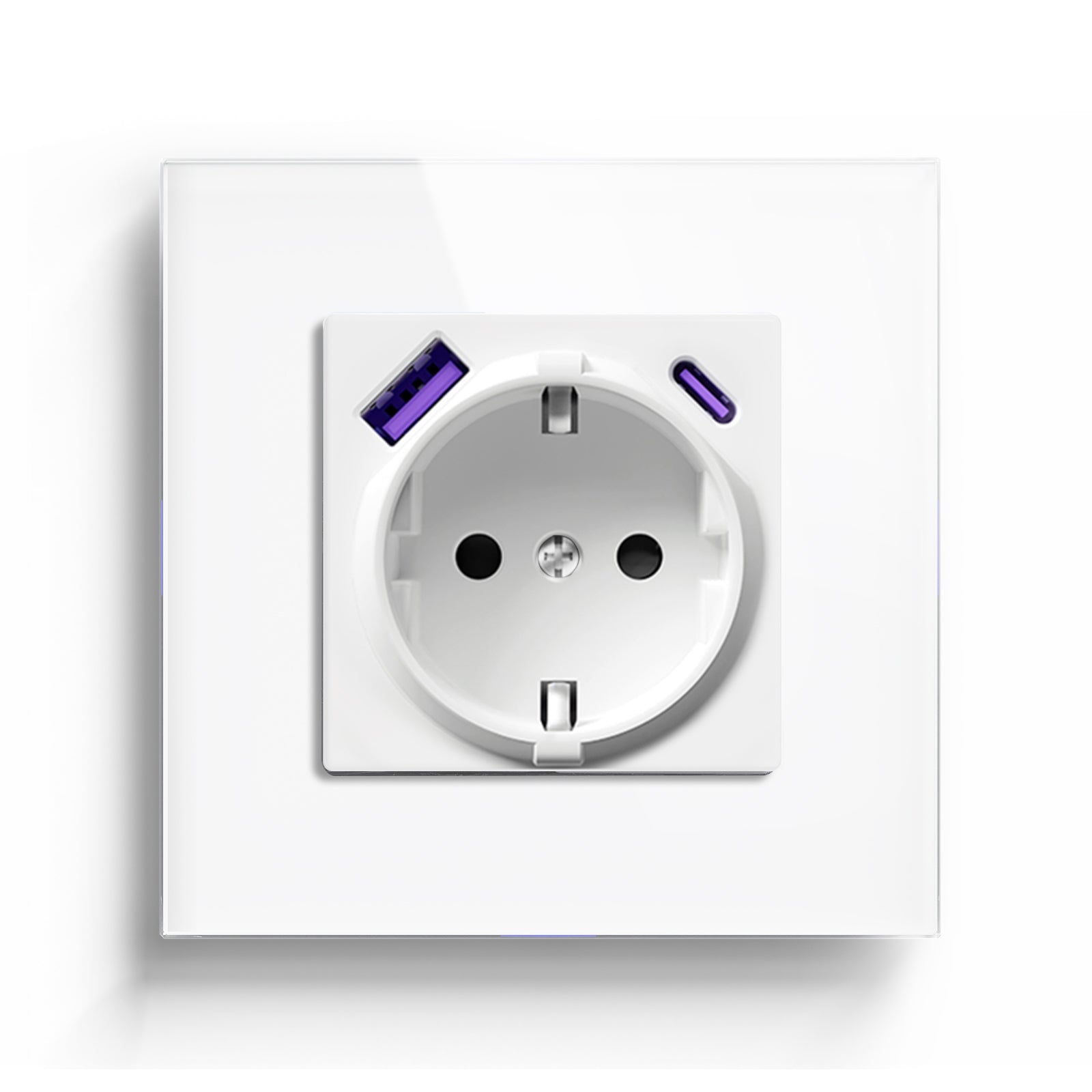 BSEED 20W EU sockets with Fact Charge Type-C USB with Claw technology Power Outlets & Sockets Bseedswitch White Single 