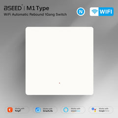 BSEED WiFi Automatic Rebound Smart Wall Light Switches Neutral Switch Bseedswitch 