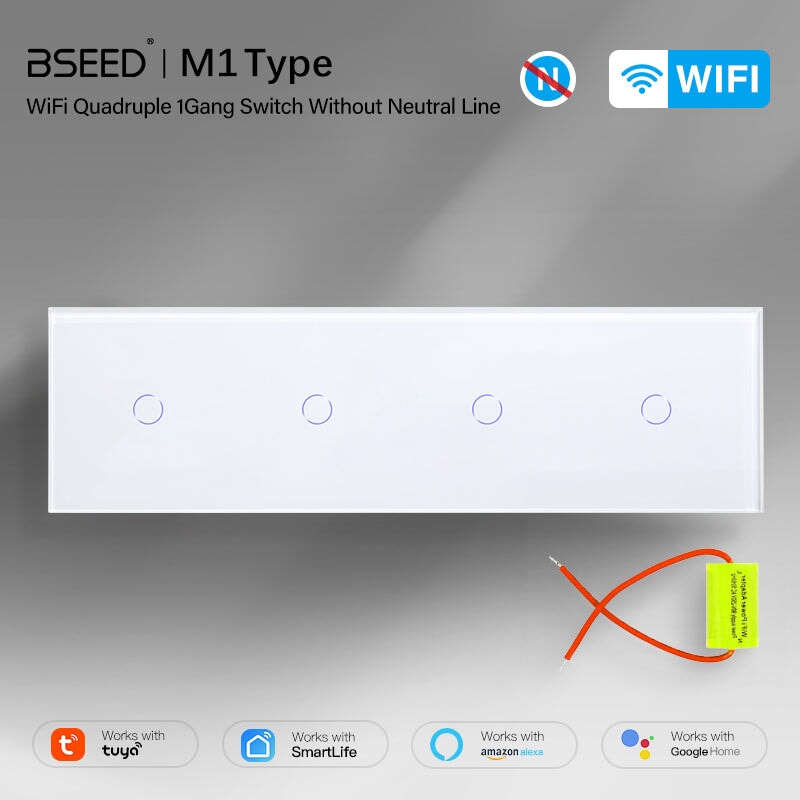 BSEED Single Line Wifi Light Switch Wireless Wifi Switch Light Switches Bseedswitch 