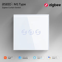 BSEED Zigbee Curtain Touch Switch Smart Wall Switch Tuya Bseedswitch 