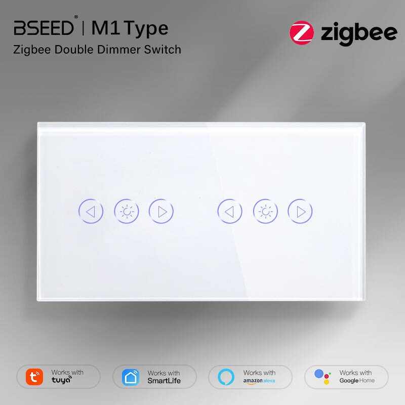 Bseed New Zigbee Double Touch Light Dimmer Smart Switch Light Switches Bseedswitch 