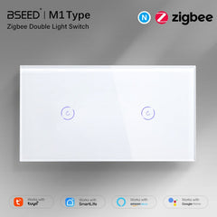 Bseed New Panel Double 1/2/3 Gang 1/2/3 Way Smart ZigBee Switch Light Switches Bseedswitch 