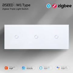 BSEED Zigbee Triple 1/2/3 Gang Smart Wall Switches Light Switches Bseedswitch 