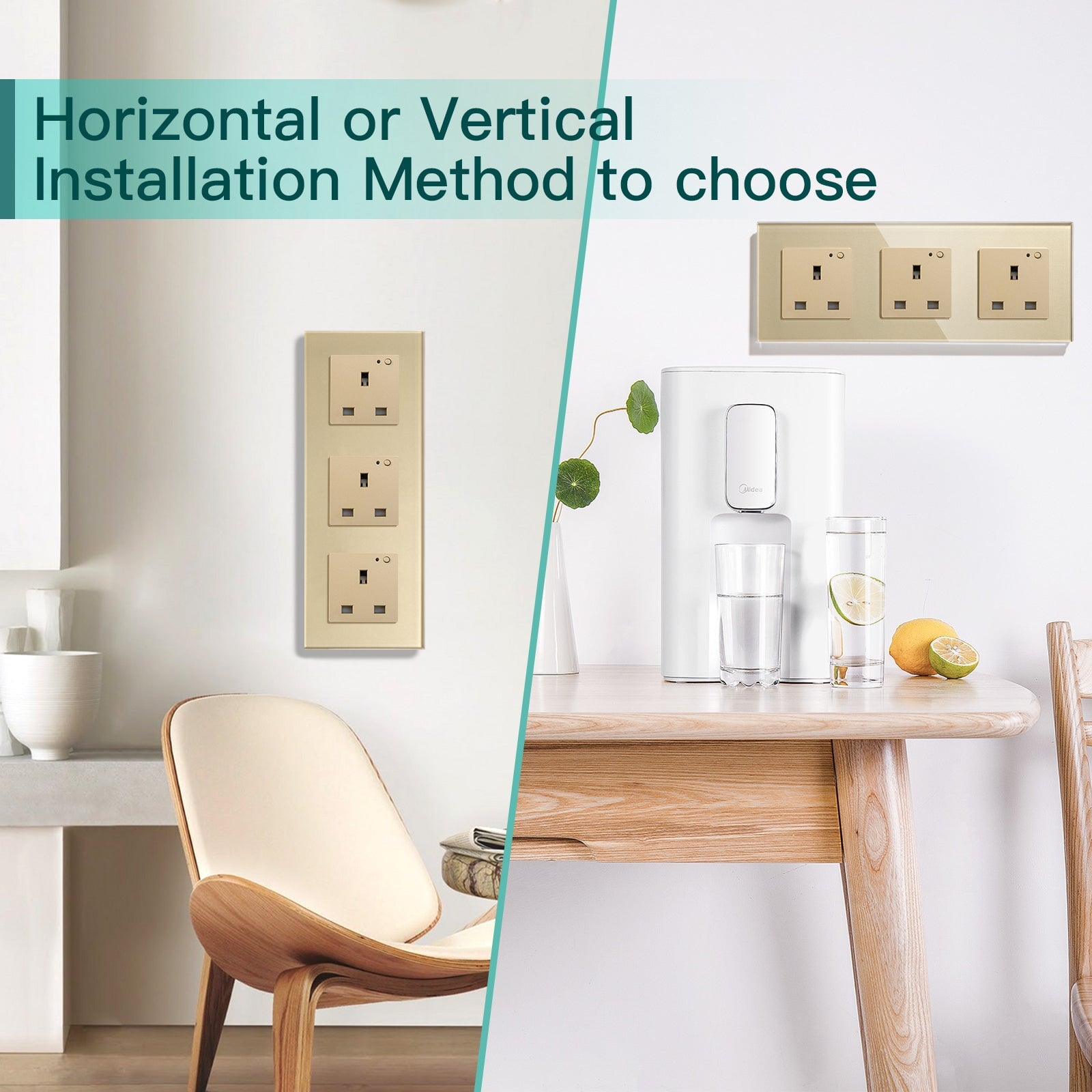 BSEED Smart WiFi UK Standards Wall Sockets with Metering Power Outlets & Sockets Bseedswitch 