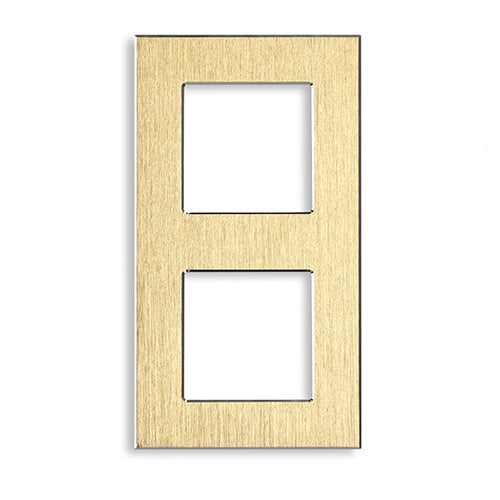 Bseed Brushed Aluminum Frames Socket Frame 4 Color 1/2/3/4 Slotes DIY Part Wall Jacks & Braces Bseedswitch 