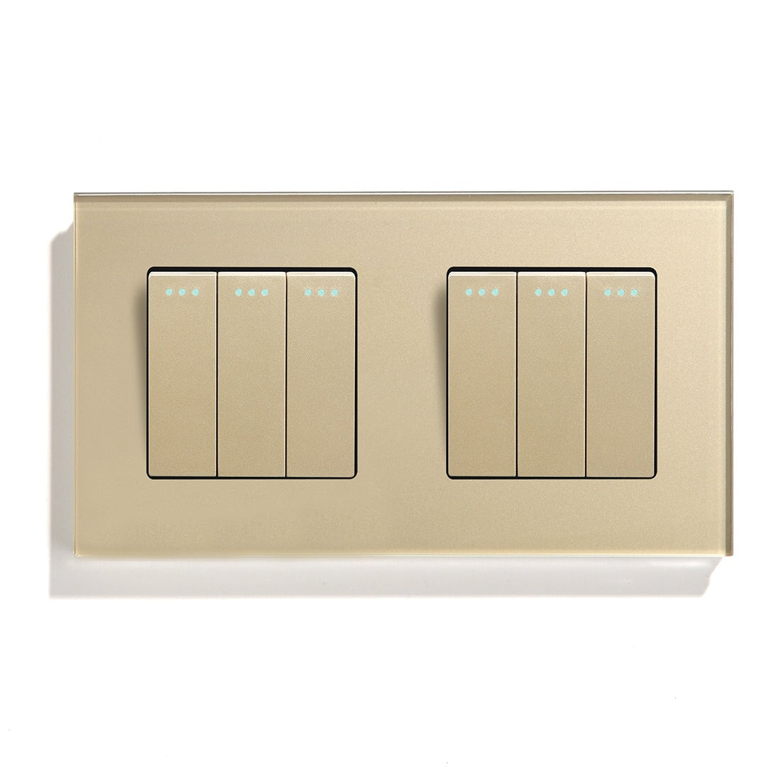 Bseed Button Light Switch 1/2/3 Gang 1Way Mechanical Switches Crossbar Switch 照明开关 Bseedswitch 