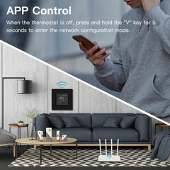 BSEED WiFi Touch LED Screen Floor Heating Room Thermostat Controller Backlight Thermostats Bseedswitch 