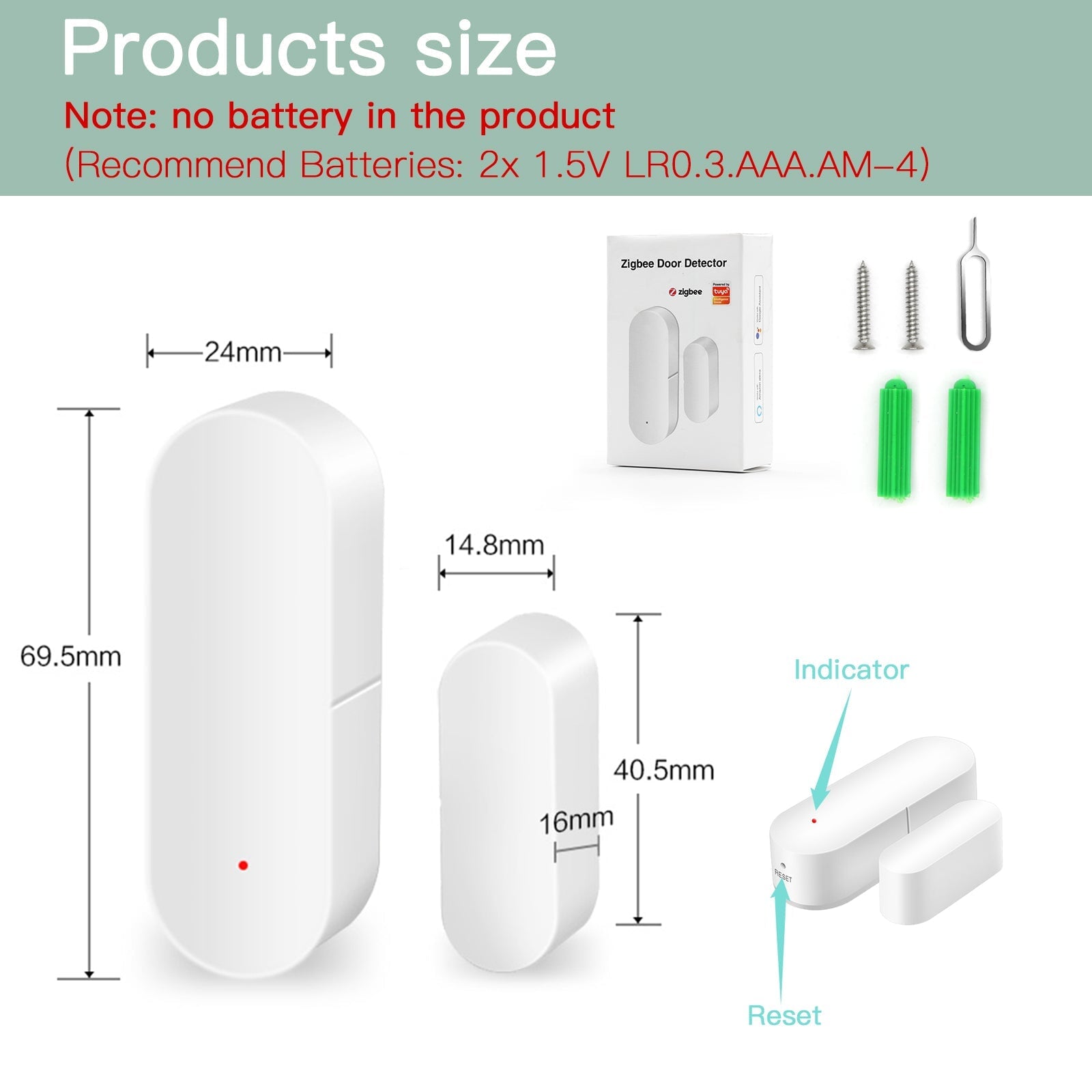 BSEED ZigBee Door Sensor Switch Door Detector Smart Home Security Alarms For Home Door Keyhole Escutcheons Bseedswitch 