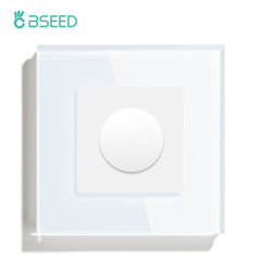 BSEED Push Button Dimmer Light Switch Speed Regulating Switch Fan Switch Glass Mechanical LED Dimmable Switches Light Switches Bseedswitch 