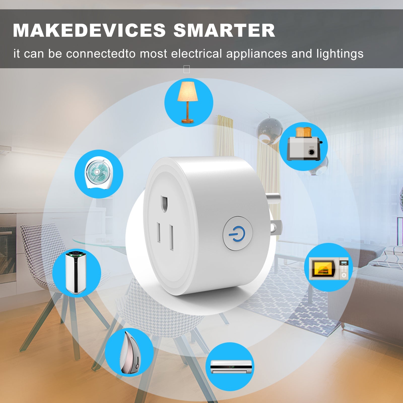 BSEED Mini Smart WiFi Plug with Energy Monitoring Power Outlets & Sockets Bseedswitch 