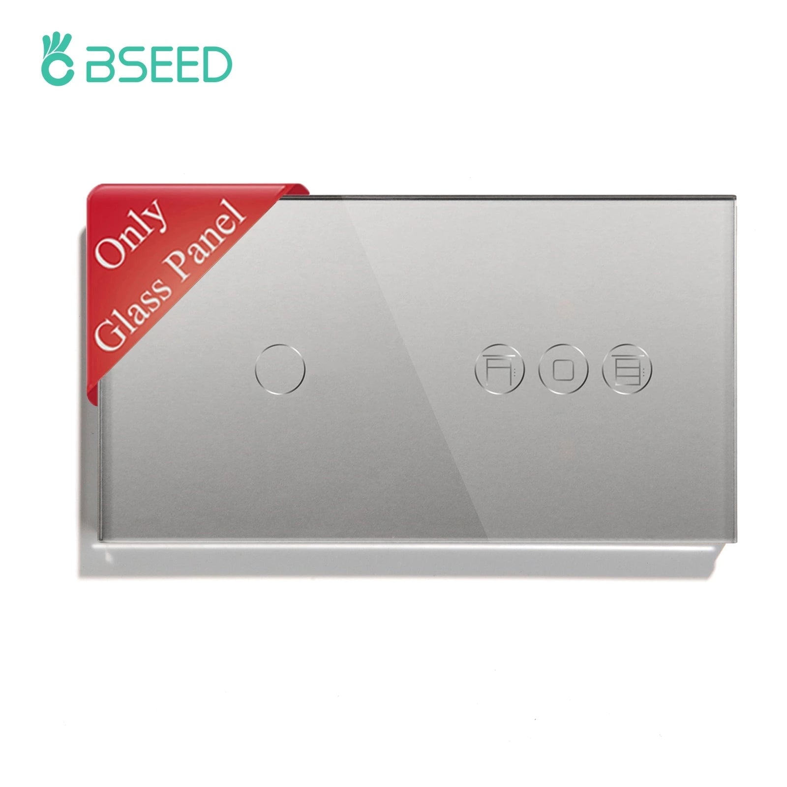 Bseed Pearl Crystal Only Glass Panel For Touch Switch plus WIFI Shutter Switch Function Module Parts Bseedswitch 