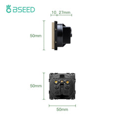 BSEED EU standard Function Key Cover Socket DIY Parts Power Outlets & Sockets Bseedswitch 