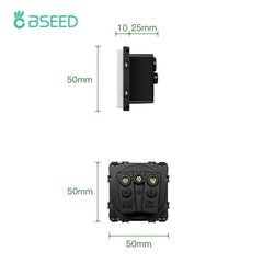 BSEED FR Standard Function Key Socket DIY Parts 插座/墙插 Bseedswitch 