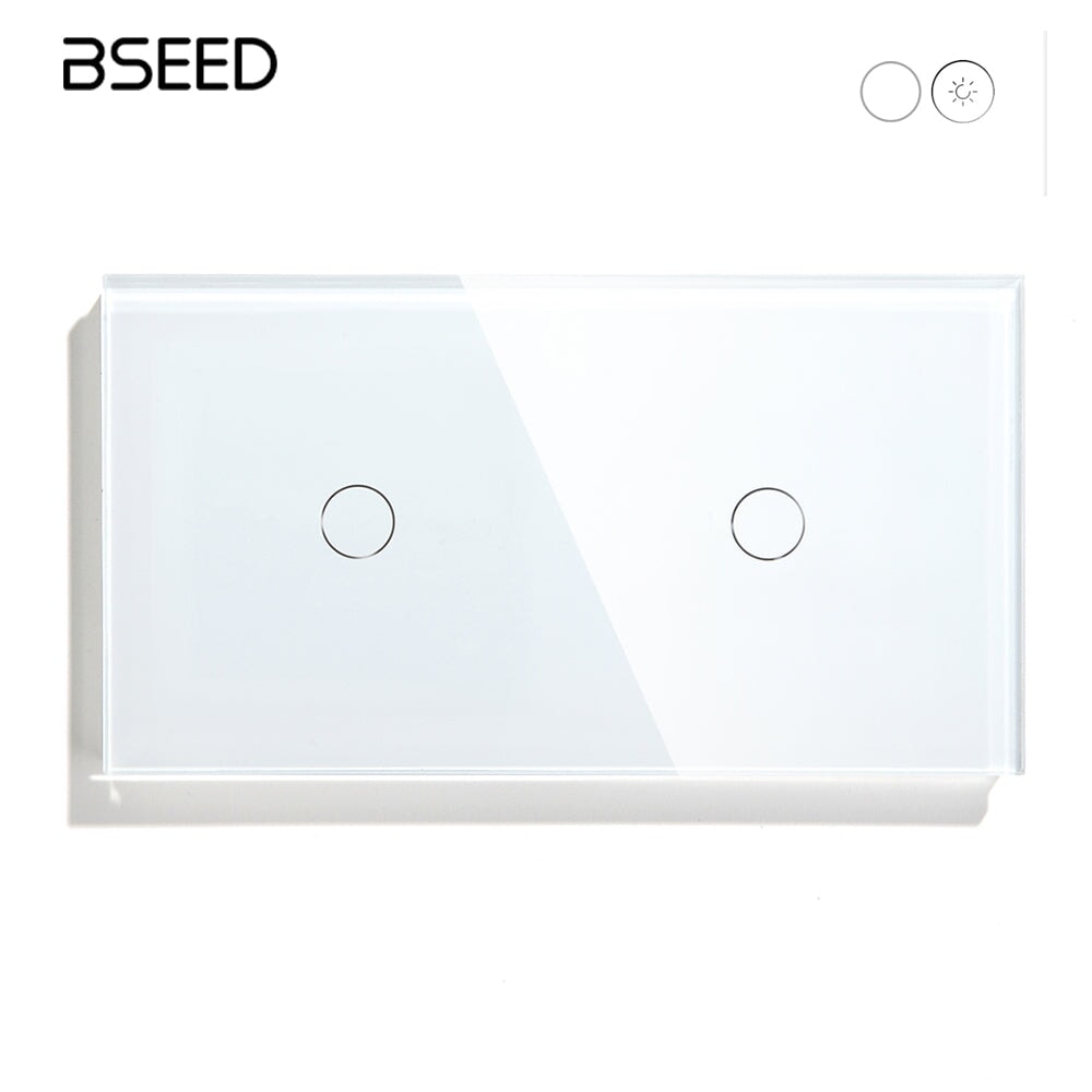 Bseed Touch Light Switch 123 Gang 1way With Dimmer Switch Glass Pane Bseedswitch 0686