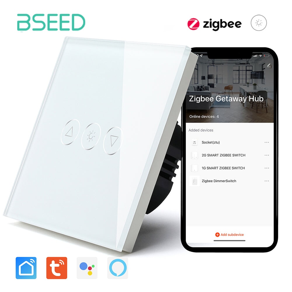 Bseed New Zigbee Touch Light Dimmer Smart Switch Light Switches Bseedswitch 