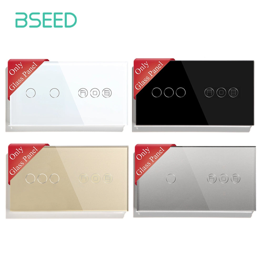 Bseed Pearl Crystal Only Glass Panel For Touch Switch plus WIFI Shutter Switch Function Module Parts Bseedswitch 