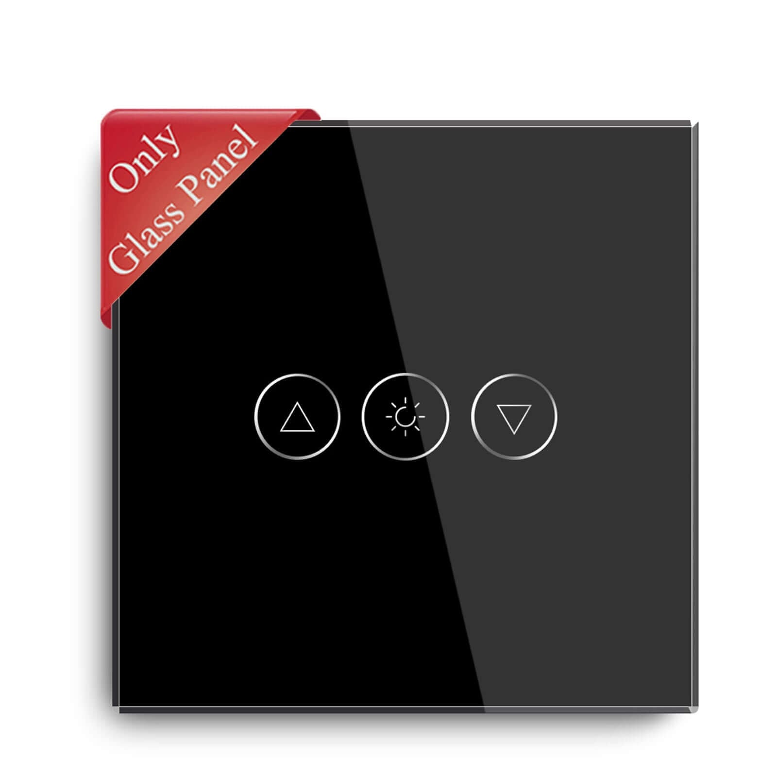 Bseed Dimmer Switch Panel Insert Part and Function Key Wall Plates & Covers Bseedswitch 86mm Wifi Dimmer Panel Black 