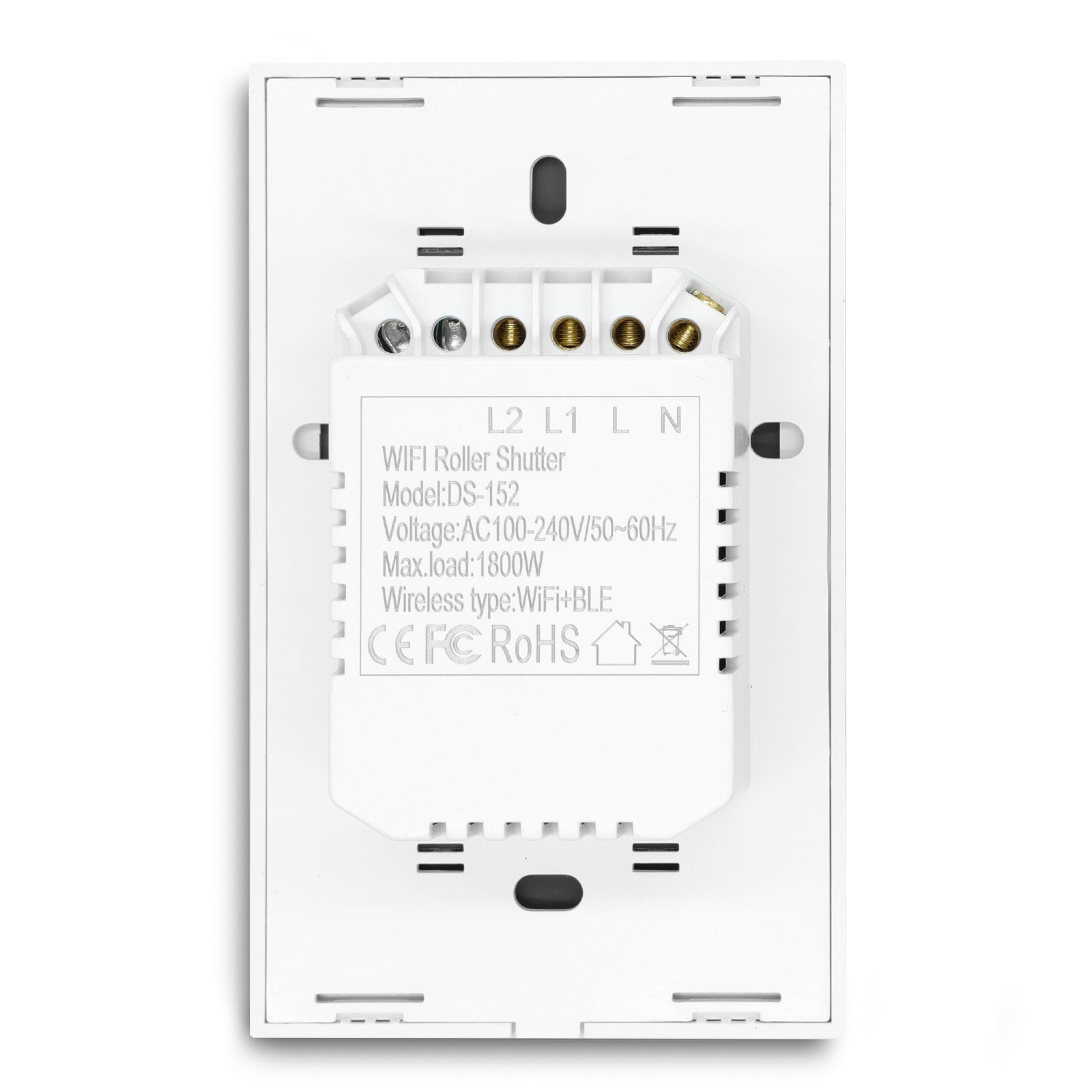 BSEED US Standard Smart Shutter Switch Wireless Glass Touch Switch For Roller Shutter Blinds Shutters Bseedswitch 